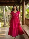 Tew Soft Roman Fancy Gown Collection Best Wholesale Shop In Surat
